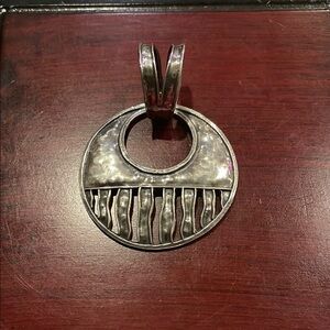 Silpada Sterling Silver Pendant with Textured Design